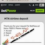 bet with airtime deposit